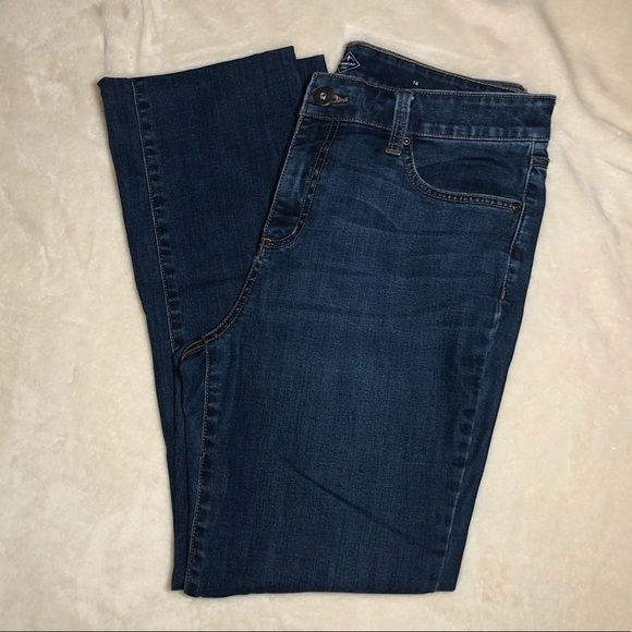 St. John’s Bay Straight Leg Dark Wash Jeans Sz 14 - Picture 6 of 6